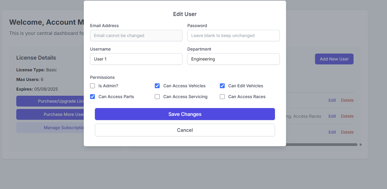 User Management